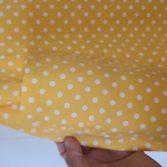 Mitilly large yellow polka-dot summer dress - Picture 8 of 10